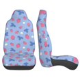 thumbnail image 3 of Sikiie Strawberry And Flowers Car Seat Protector 2 Pack Car Seat Cushion Mat, Car Seat Covers for SUV, Truck, Van, 3 of 7