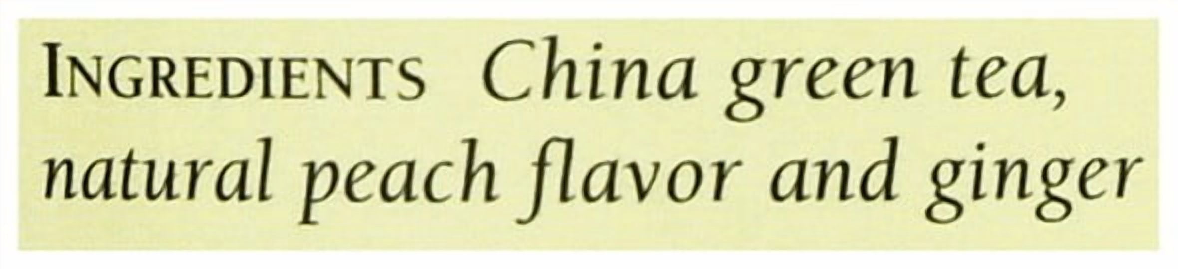 The Republic of Tea Ginger Peach Green Tea (Pack of 6)
