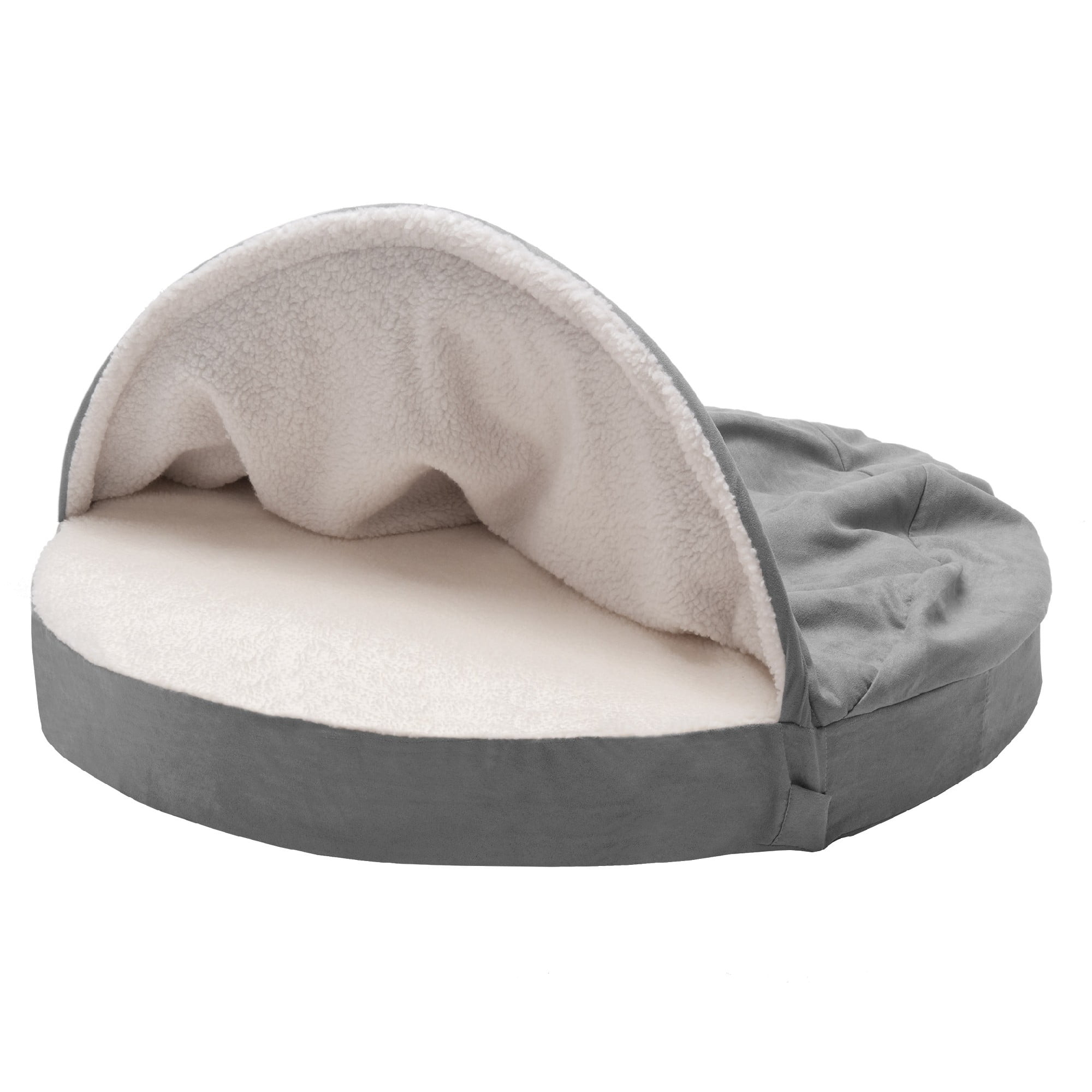 FurHaven Pet Products Faux Sheepskin Snuggery Orthopedic Pet Bed