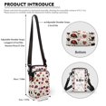 thumbnail image 6 of HELLHERO Underarm Shoulder Bag Polyester Double Layer Ladybug Heart Pattern for Travel Daily Use Unisex, 6 of 7