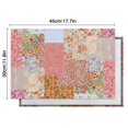 thumbnail image 6 of Pioneer Flower Floral Print Pattern Summer Placemats Table Placemats Set Of 4-Linen Kitchen Washable Placemats Table Mats 12x18 Inch Non-Slip Heat Resistant, 6 of 6
