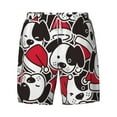 thumbnail image 4 of Lsque Mens Swim Trunks Cute Dog Pattern - Bathing Suit Compression Liner - Beach Swim Shorts Swimwear - (S-3XL) - Stretch Quick Dry -X-Large, 4 of 9