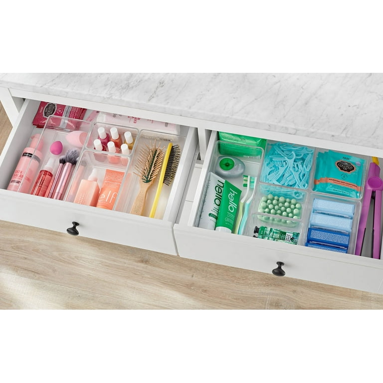 The Home Edit 10-Piece Clear Plastic Modular Bath Edit