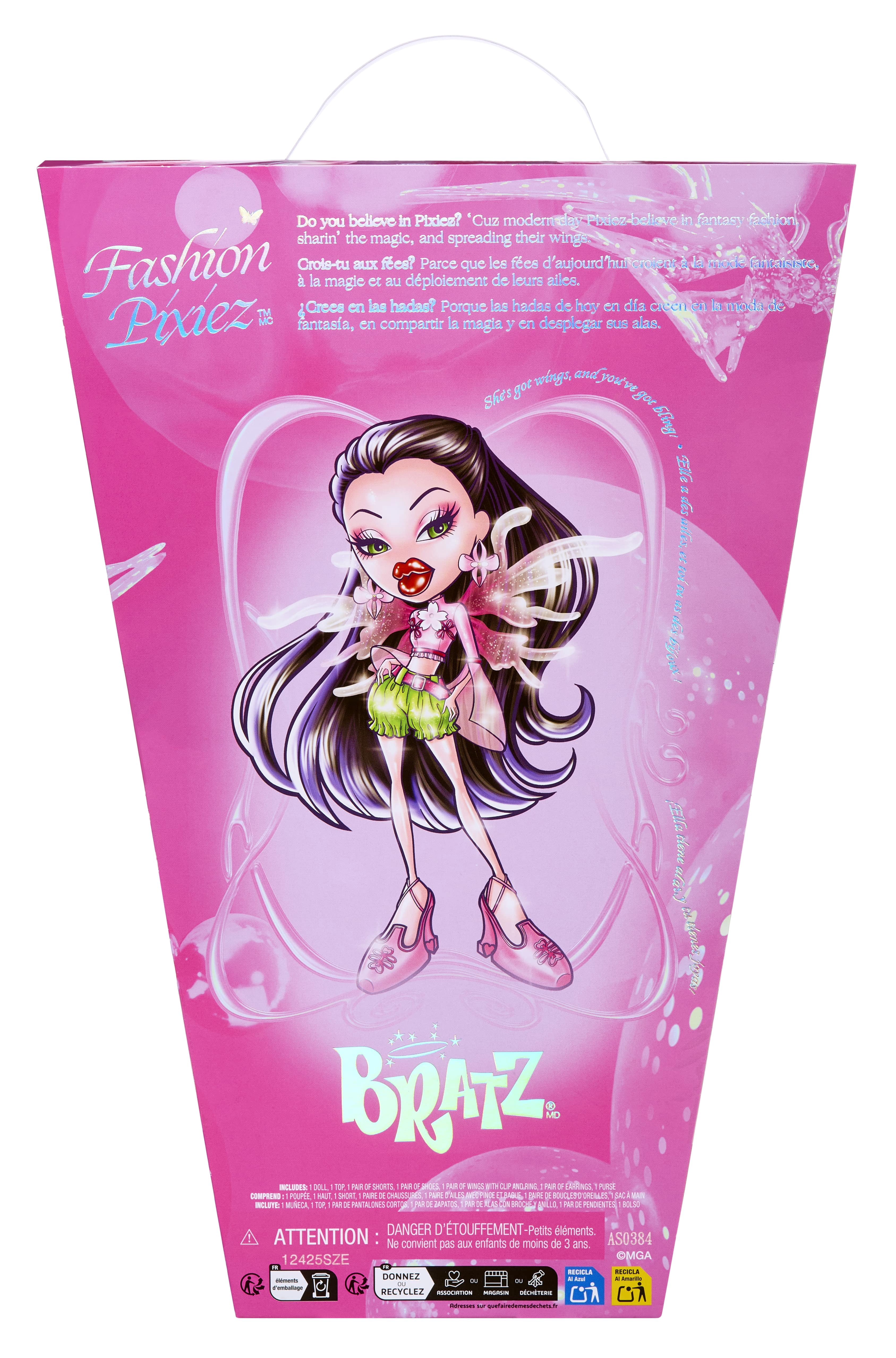 Bratz Fashion Pixiez Jade Collectible Fantasy Doll with Real Fashions and Accessories