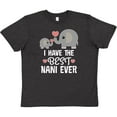 thumbnail image 3 of Inktastic Best Nani Ever Grandchild Gift Youth T-Shirt, 3 of 5