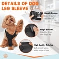 thumbnail image 4 of Supet Dog Elbow Brace Sleeve for Arthritis, Pressure Sores & Calluses, Breathable Adjustable Front Leg Support, Anti-Licking, Recovery, 4 of 8
