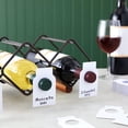 thumbnail image 2 of Paquete de 300 etiquetas kraft para botellas de vino para colección de bodega, champán, etiquetas colgantes para nombre, año, notas de degustación (5,7*8,9 cm), 2 of 5