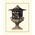 thumbnail image 2 of Antonini, Da Carlo 26x30 White Modern Wood Framed Museum Art Print Titled - Antonini Clementino Urn III, 2 of 4