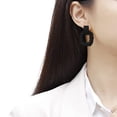 thumbnail image 1 of Modern Geometric Rectangle Acrylic Statement Earrings for Women Contemporary Fashion Jewelry Accessory, 1 of 3