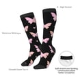 thumbnail image 3 of Daiia Sports Socks Gradient Butterfly Printed Novelty Crew Socks for Men Women Knee High Socks Cotton Socks Soft & Breathable Support Unisex Socks, 3 of 9