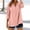 Pink, variant on Endives Women's Linen Shirt 3/4 Sleeve Shirt Fashion Casual Solid Color Shirts Button Down Shirts For Women Spring Summer Pink