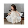 thumbnail image 4 of Alvage Baby Girls Tutu Dress Toddler Tulle Dresses Long Sleeve Cotton Tutu Dress Sleeveless Infant Dress Party Tulle Sundress, 4 of 6