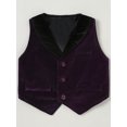 thumbnail image 3 of CARETOO Toddler Baby Boy Clothes Suit 2-7T Formal Wedding Dress Shirt Bowtie Velvet Waistcoat Pants, 3 of 17