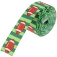 thumbnail image 1 of KAKOWELY 1 rollo de cinta de rugby, cinta deportiva, rollos de cinta de poliéster, cinta con patrón de pelota para envolver regalos DIY, 1 of 5