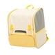thumbnail image 1 of Mochila para mascotas, mochila para perros, ligera, transpirable, moderna, para salir, bolsa de viaje para gatos, para senderismo, pesca, viajes Amarillo, 1 of 9