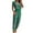B-Green, variant on QUYUON Women's Two Piece Tracksuit Summer Outfits Sets Short Sleeve V-Neck Tops with Sweatpants 2 Piece Outfits Long Pants Sets Workout Sweatsuits Joggers Sets Activewear A-Army Green S
