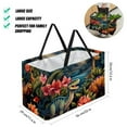 thumbnail image 2 of Dinosaur Large Capacity Reusable Foldable Oxford Cloth Laundry Basket Beach Bag Shopping Basket Grocery Bags, 2 of 7