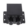 thumbnail image 1 of 2x Amplificador para Automóvil Subwoofer Ecualizador Crossover RCA Ajustar Nivel de Línea Hugo Control remoto de graves del coche, 1 of 10