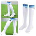 thumbnail image 3 of Aoanydony Women's for Golf Stockings Oversocks Thigh High Stripes Socks for Golf School Blue 46-55cm, 3 of 6
