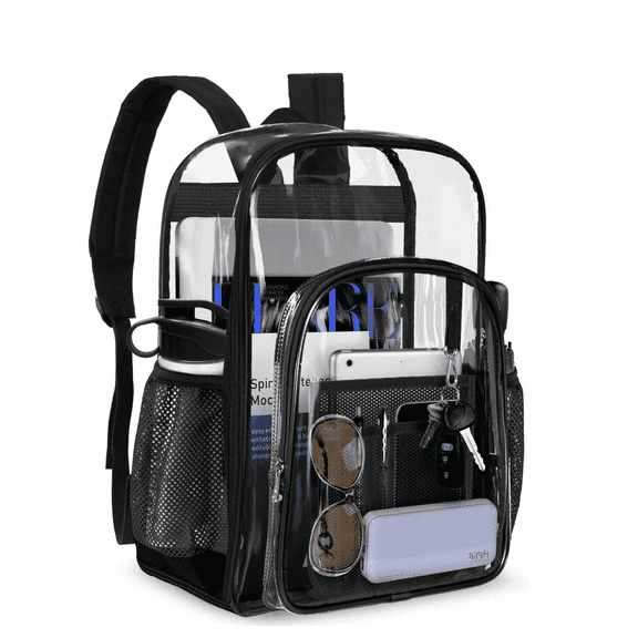 Storage Pro 2-Pack Clear Backpack for School, Office, Sporting Events