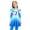 Blue White, variant on URSOFINE Blue Ombre Zip-Up Jacket – Silky Soft Long Sleeve Dress-Up Costume Top with Starry Print – Perfect for Halloween Parties, Plays & Everyday Wear (Sizes 100-160)