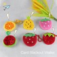 thumbnail image 4 of Cute Plush Coin Purse Cartoon Fruit Coin Pouch Bag Key Holder Clutch Bag Headphones Data Cable Storage Bag Gift for Kid, 4 of 9