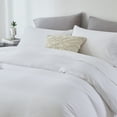 thumbnail image 2 of Davulos Duvet Cover Set Queen Size,3 Pieces Modern Bedding Set for Adults Teens Soft and Breathable Comforter Cover 88"x 88" and 2 Pillow Shams,White, 2 of 7