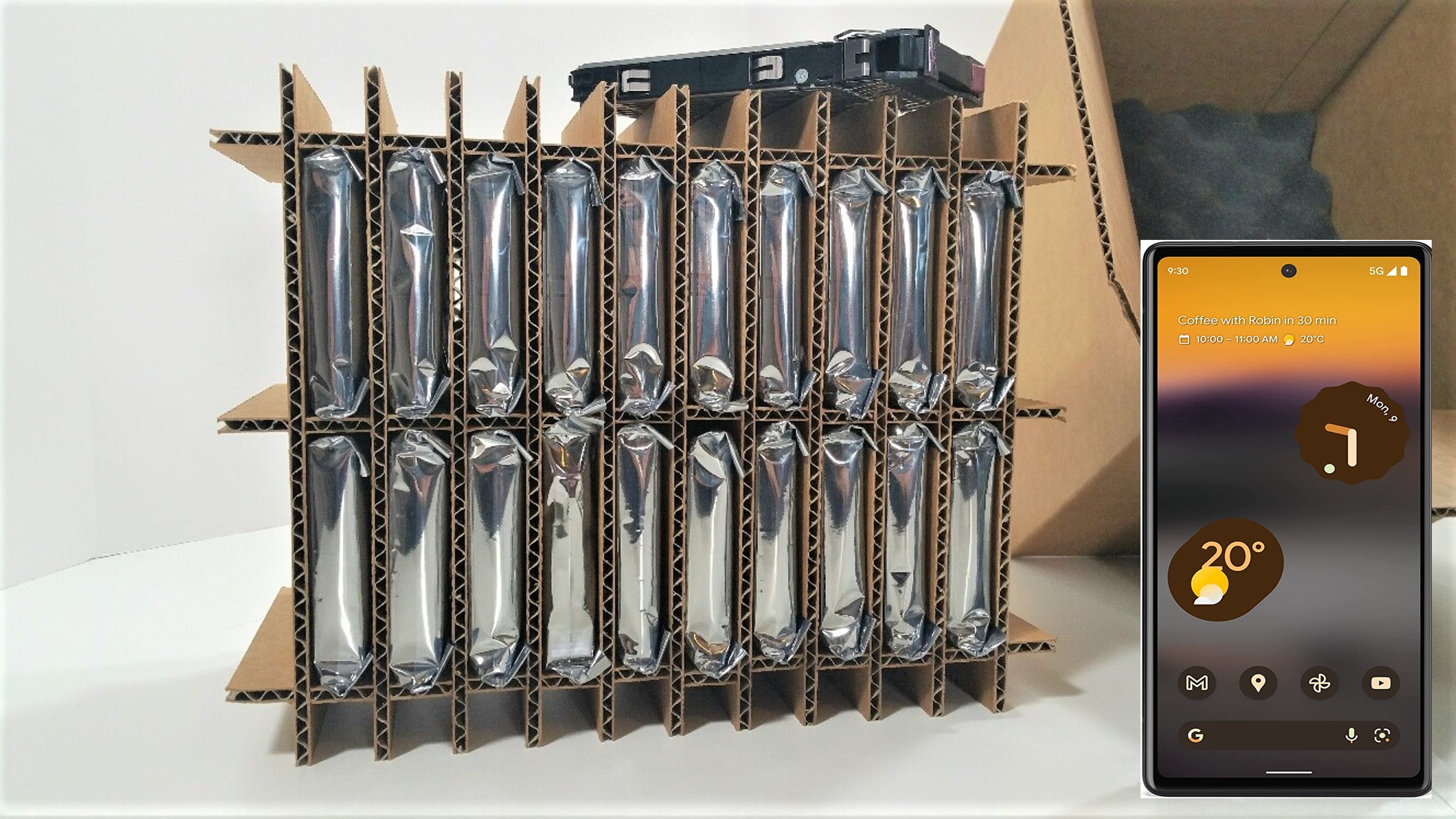 Cell Phone Smartphone IPhone Android 20-24 COUNT Bulk Shipping Storage Box Kit