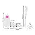 thumbnail image 3 of Pet Nursing Bottle Kit for Newborn Puppies and Kittens, Soft Silicone Nipples, Includes Cleaning Brush, Professional Pet Care Feeder, Heavy Duty Small Animal Nursing Supplies 5 Inch, 3 of 5