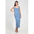 thumbnail image 1 of Vestido denim ajustado Roman Fashion /Juvenil, 14804 (Azul claro) azul G, 1 of 5