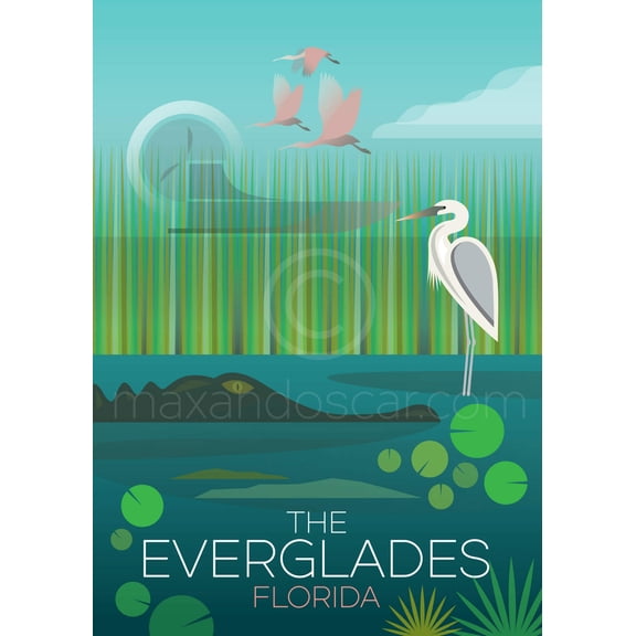 EVERGLADES NATIONAL PARK PRINT