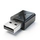 thumbnail image 3 of Adaptador KN320 2 en 1 compatible con Bluetooth con cable auxiliar de 3,5 mm, transmisor y receptor de audio inalámbrico con indicador LED, 3 of 6