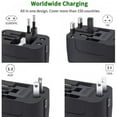 thumbnail image 2 of USB 2-Port International Charger for OnePlus Nord N200 5G Phone - Travel Adapter Plug Converter AC Power World Adaptor All-in-one B9W, 2 of 6