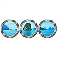 thumbnail image 2 of VWAQ PORTHOLES - Cruise Ship Decals, Tropical Island Wall Decor - VWAQ-SPW11 (20" Diameter, Silver), 2 of 3