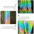 thumbnail image 4 of Borla 2 piezas exquisita cortina de ventana decoración de pared puerta delicada bonita papel de aluminio, 4 of 6