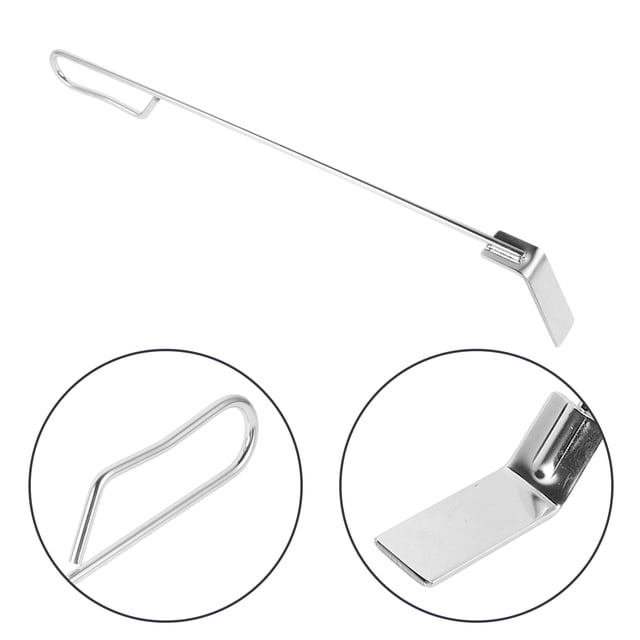 BRIGHTFUFU Herramienta De Rasqueta Para De Barbacoa Acero Inoxidable Para Chimenea Resistente Y Portátil