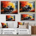 thumbnail image 4 of Designart "Road Legends Colorful Pickup Truck Journey II" Transportation Floater Framed Wall Art Print, 4 of 7
