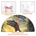 thumbnail image 4 of Yiaed Sunshine Jungle Dinosaur Print Christmas Tree Skirt , Tree SkirtsTree Mat for Christmas Winter Holiday Indoor Decorations-48", 4 of 7