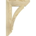 thumbnail image 3 of Ekena Millwork 4"W x 16"D x 24"H Thorton Slat Rough Sawn Bracket, Douglas Fir, 3 of 4