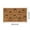 Brown, variant on Halloween Doormats, Cute Non Slip Absorbent water Resist Dirt Welcome Mat for Front Doormat Outdoor Indoor Entrance 15.74x23.62Inch Brown