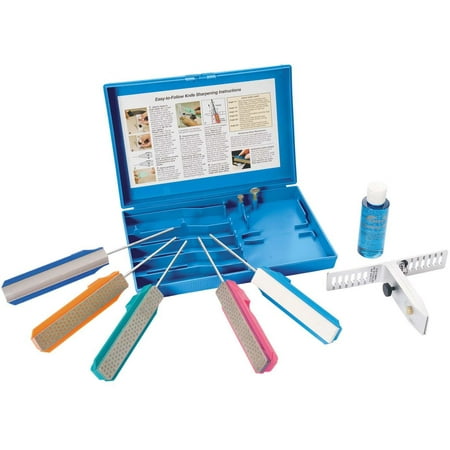 Gatco Edgemate 5-Piece Knife Diamond Sharpening System + Honing Stones