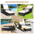 thumbnail image 4 of Sillón de patio HAPPYGRILL, juego de 2 sillones de mimbre de ratán, 4 of 9