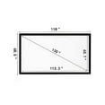 thumbnail image 2 of VEVOR Projector Screen Fixed Frame Big 130" 3D Diagonal 16:9 16:9 HD Projector Screen Home Theater Outdoor Use for 4K HDTV Movie Theater, 2 of 9