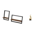 thumbnail image 1 of Estantes de pared para almacenamiento,Estantes flotantes de madera Estantes de pared de madera,Estantes de pared para almacenamiento y exhibición,Escultura abstracta de fuego,Estatua de arte, 1 of 8
