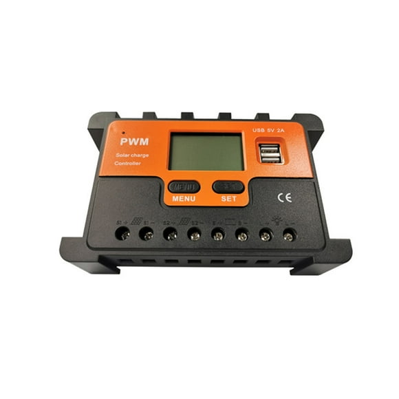 ZheElen Contrôleur de Charge Solaire 24V Égaliseur Chargeur Régulateur de Contrôle Écran LCD Intelligent Réalisateur Contrôleurs de Puissance 12V24V60A