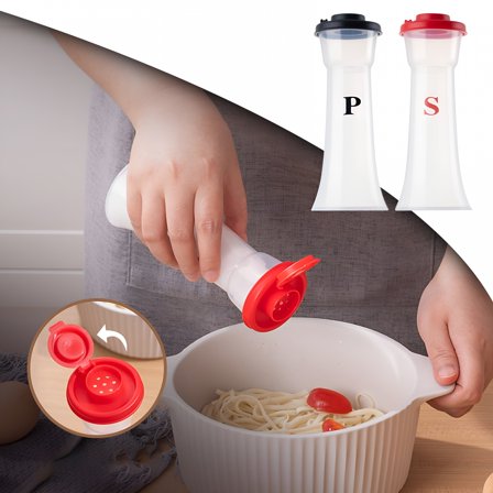 ACDANC 2pc Salt and Pepper Shakers Hourglass Salt and Pepper Shakers with Lids Salt Pepper Shaker