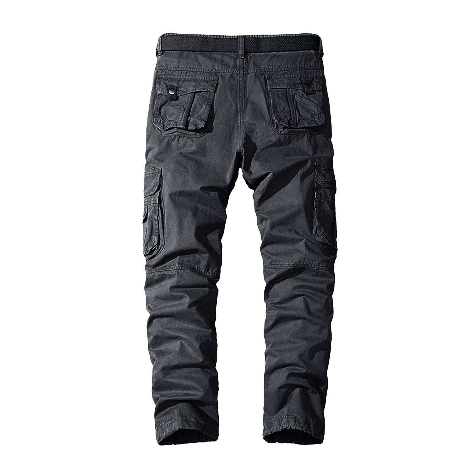 Pantalon Cargo Homme Male Spring Summer Pure Casual Pants Straight