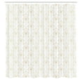 thumbnail image 3 of Ambesonne Autumn Damask Shower Curtain, Minimal Vintage Art, 69"Wx70"L, White and Pale Coffee, 3 of 5