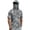 #111Gray, variant on Men's Lightweight Camouflage Gradient Quick Dry Fishing Hoodie Shirt - UPF 50+ Sun Protection Short Sleeve Shirts with Neck