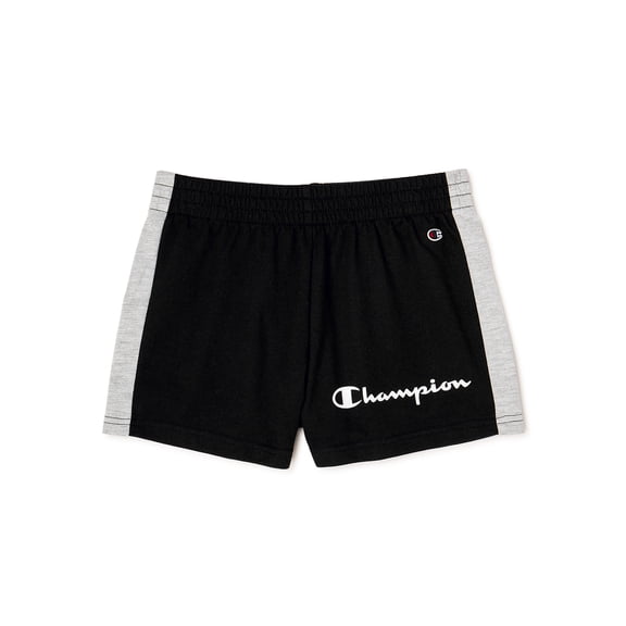 Champion Girls’ Side Taped French Terry Shorts, Sizes 7-16